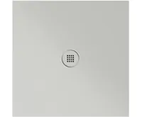 GSI Keramická sprchová vanička, čtverec 80x80x2cm, cenere mat GSI Keramická sprchová vanička, čtverec 80x80x2cm, cenere mat