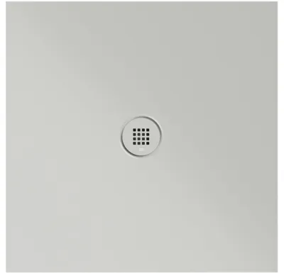 GSI Keramická sprchová vanička, čtverec 80x80x2cm, cenere mat
