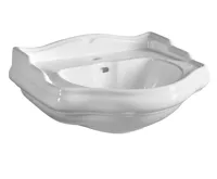 KERASAN RETRO keramické umyvadlo 56x46,5cm, bílá