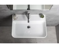 CERASTYLE GALI keramické umyvadlo 60x42cm, bílá (4)