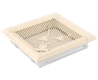 HS Flamingo Krbová mřížka 16x16 cm, RETRO slonová kost