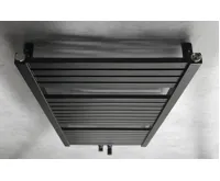 AQUALINE TONDI otopné těleso rovné 450x970 mm, středové připojení, černá mat (5)