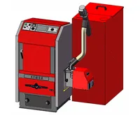 Atmos Kompaktní nádrž na pelety - Sada AZPD 300B (modrá)