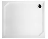 GELCO SARA sprchová vanička z litého mramoru, obdélník 90x80cm, bílá