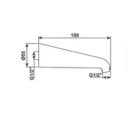 SAPHO Sprchové ramínko kulaté, 170mm, chrom (4)
