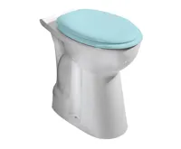 CREAVIT HANDICAP WC mísa kombi, zvýšený sedák, spodní odpad, 36,5x67,2cm, bílá