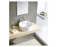 SAPHO YAKARTA keramické umyvadlo na desku, Ø 46 cm, bílá (1)