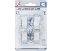 BGS Kolečka plastové, průměr 40 mm, pevné a otočné, sada 4 díly (3)