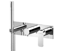 SAPHO SPY podomítková sprchová/vanová baterie s ruční sprchou, 2 výstupy, chrom