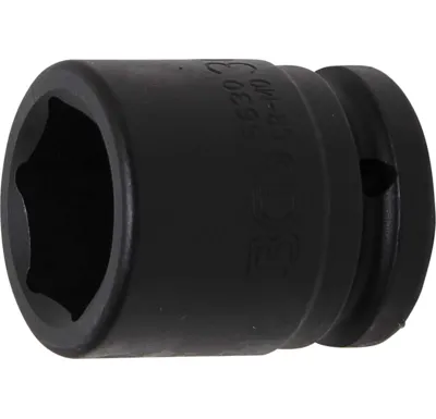BGS Hlavice úderová 3/4" x 30mm krátká,chrom molybden