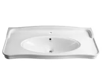 CREAVIT ANTIK keramické umyvadlo 100x50cm, bílá (3)