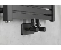 SAPHO COMPACT BLACK připojovací sada ruční rohová, černá mat (3)