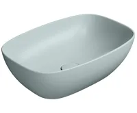 GSI NUBES keramické umyvadlo na desku 50x35cm, ghiaccio mat GSI NUBES keramické umyvadlo na desku 50x35cm, ghiaccio mat
