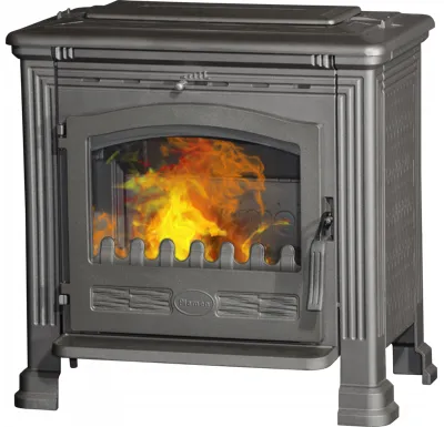 PLAMEN PLAMEN Litinová krbová kamna TENA TERMO - černá
