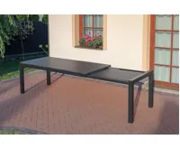 Rozkládací masivní stůl GRANADA XXL antracit IWH-10120004 | POŠKOZENO (5)