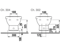 JIKA MIO Závěsný Bidet s otvorem pro baterii (s bočními otvory) (2)