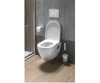 AQUALINE NERA závěsná WC mísa, 35,5x50cm, bílá (3)