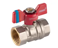 Kulový kohout voda motýl DN 15 - 1/2" Kulový kohout voda motýl DN 15 - 1/2"