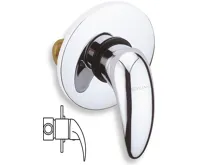 NOVASERVIS Sprchová baterie podomítková Metalia 55 chrom - 55050,0 NOVASERVIS Sprchová baterie podomítková Metalia 55 chrom - 55050,0