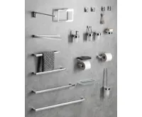 GEDY PIRENEI pevný držák ručníků 410mm, chrom (7)