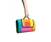 HomeLife Pikniková deka barevné kostky 150 x 180 cm (2)