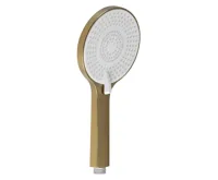 SAPHO Ruční masážní sprcha, 3 režimy sprchování, silikon trysky, průměr 120mm, ABS/zlato mat