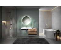 SAPHO VELUR kulaté zrcadlo s LED podsvícením ø 60cm (4)