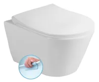 SAPHO AVVA závěsná WC mísa, Rimless, 35,5x53cm, bílá