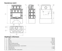 ABX Karelie -Kachlová kamna s výměníkem 7kw zelená | AKCE Zdravá láhev 0,7l (1)