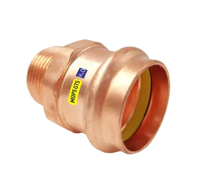 CU lisovací přechod 8243 - 35 - 5/4" závit venkovní - pro topení i rozvod plynu