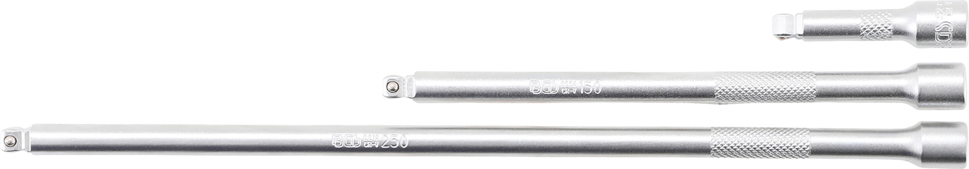 Bgs prodloužení sklopné,  6,3 mm (1/4"), 50 / 150 / 250 mm, 3dílná sada