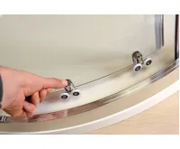 GELCO AKCE čtvrtkruhová sprchová zástěna 900x900x1900mm, čiré sklo (6)