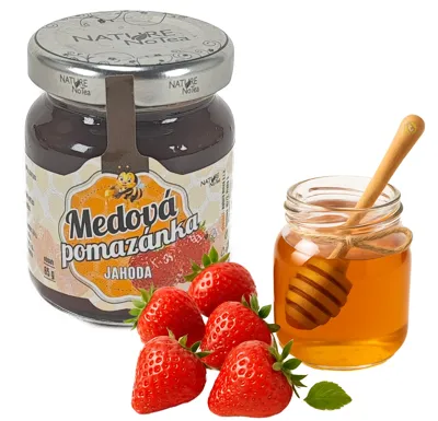 Nature NoTea s.r.o. Medová pomazánka NoTea Jahoda 65g