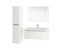 Mailo, koupelnová skříňka, bílá, 2 zásuvky, 1210x700x480 mm (13)