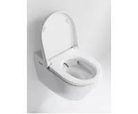 GSI WCLEAN závěsné WC Swirlflush s integrovaným elektronickým bidetem, bílá Extraglaze (6)
