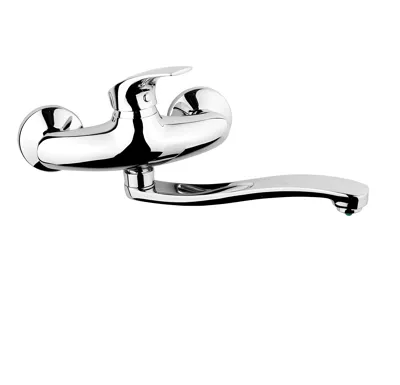 NOVASERVIS Umyvadlová nebo dřezová nástěnná baterie Metalia FLOW+ chrom - 57070,0E