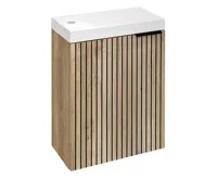 SAPHO LATUS X STRIP umyvadlová skříňka 39,4x50x22cm, dub alabama