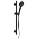 SAPHO Sprchová souprava, posuvný držák 700mm, černá mat