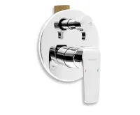 NOVASERVIS Vanová podomítková baterie s přepínačem Nobless Tina chrom - 38050R,0