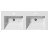GSI NORM keramické dvojumyvadlo 125x50cm, bílá ExtraGlaze (4)