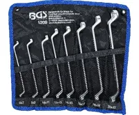 BGS Klíče očkové vyhnuté 6,0 - 22,0 mm, sada 8 dílů (5)