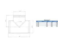 HS Flamingo Rozdvojka T 160 mm, pozink (1)