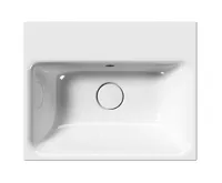 GSI NUBES keramické umyvadlo 50x40cm, bez otvoru, bílá ExtraGlaze (3)