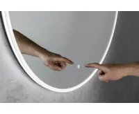 SAPHO VISO kulaté zrcadlo s LED osvětlením ø 80cm, senzor, 2700-6500K (5)
