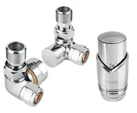 NOVASERVIS Sada na otopná tělesa, rohová, chrom - ZTO30CR NOVASERVIS Sada na otopná tělesa, rohová, chrom - ZTO30CR