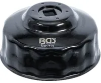 BGS Hlavice na povolování olejových filtrů 74-76 mm, 15ti hran (2)