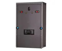 HS Flamingo Krbová kamna AQUAFLAM ® 25 s výměníkem - hnědá - sametová, automatická regulace (6)