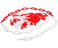 BGS Uzavírací řetěz, červeno-bílý, Plast, 5 m