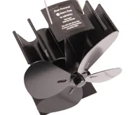 HS Flamingo Ventilátor na kamna FLAMINGO čtyřlopatkový, černý (2)