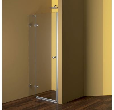 PROFI-RICH Sprchové dveře  80x190 cm - chrom - sklo - čiré CK10120E
